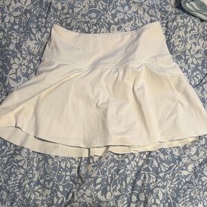 Athleta Ivory Circle Skirt